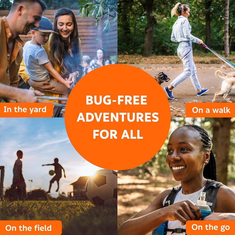 ZEVO On-Body Tick & Mosquito Repellent Spray - 8-Hour Insect & Bug Spray - Odorless, Non-Sticky Formula for The Whole Family (1 Pump Bottle & 2 Aerosol Bottles) - Image 5